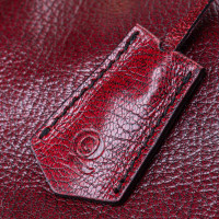 Alexander McQueen Handbag Leather in Red