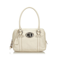 Christian Dior Handbag Leather in Beige