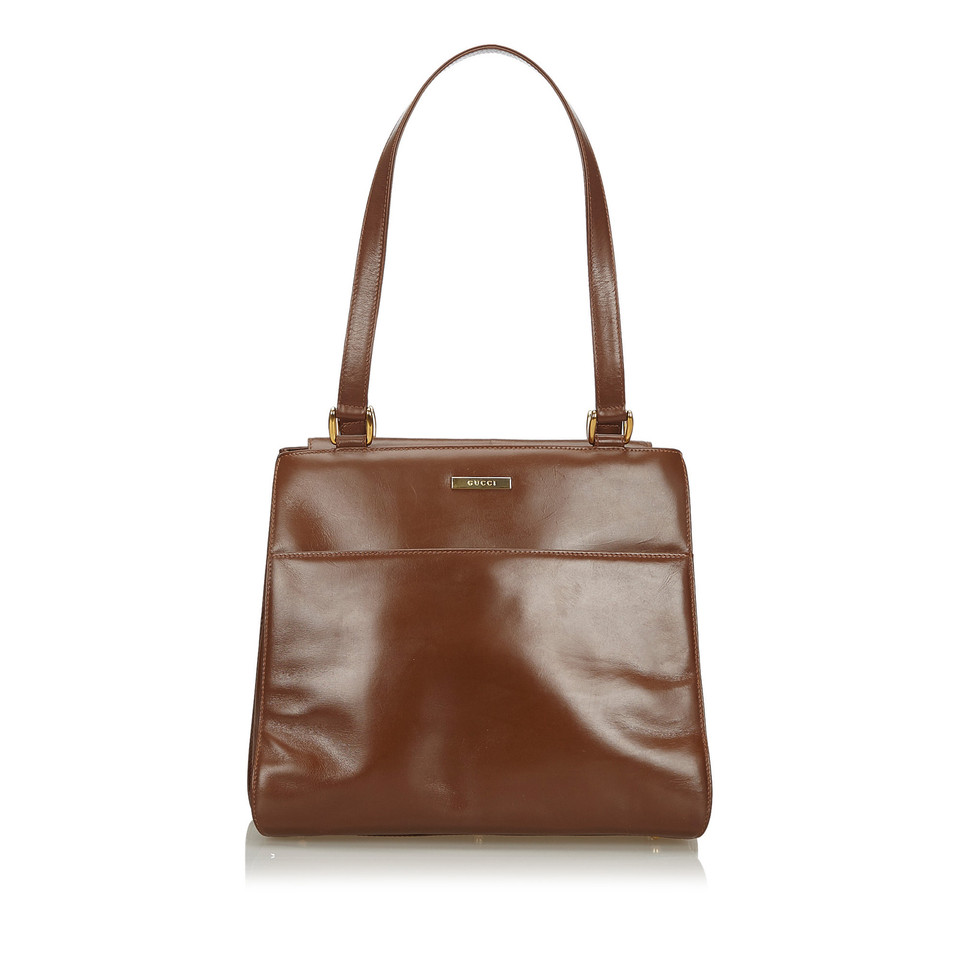 Gucci Tote bag in Pelle in Marrone