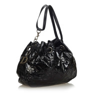 Christian Dior Tote Bag aus Leder in Schwarz