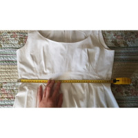 Moschino Robe en Coton en Blanc