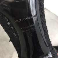 Dolce & Gabbana Pumps/Peeptoes en Cuir en Noir