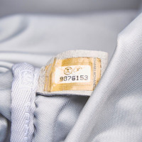 Chanel Umhängetasche aus Baumwolle in Grau