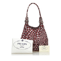 Prada Shoulder bag Cotton in Red