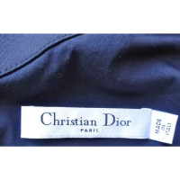 Christian Dior Vestito in Cotone in Blu