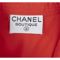 Chanel Oberteil aus Baumwolle in Rot