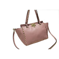 Valentino Garavani Shopper aus Leder in Nude