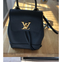 Louis Vuitton Rucksack aus Leder in Schwarz