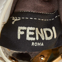 Fendi Borsa a tracolla in Pelliccia in Bianco