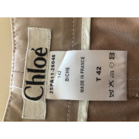 Chloé Trousers Cotton in Nude