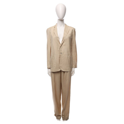 Ralph Lauren Suit Zijde in Beige