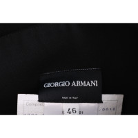 Giorgio Armani Rock aus Wolle in Schwarz