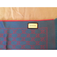 Gucci Schal/Tuch aus Wolle in Türkis