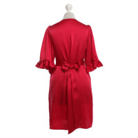 Other Designer Betsey Johnson - silk dress in red