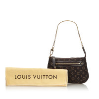 Louis Vuitton Pochette en Coton en Noir