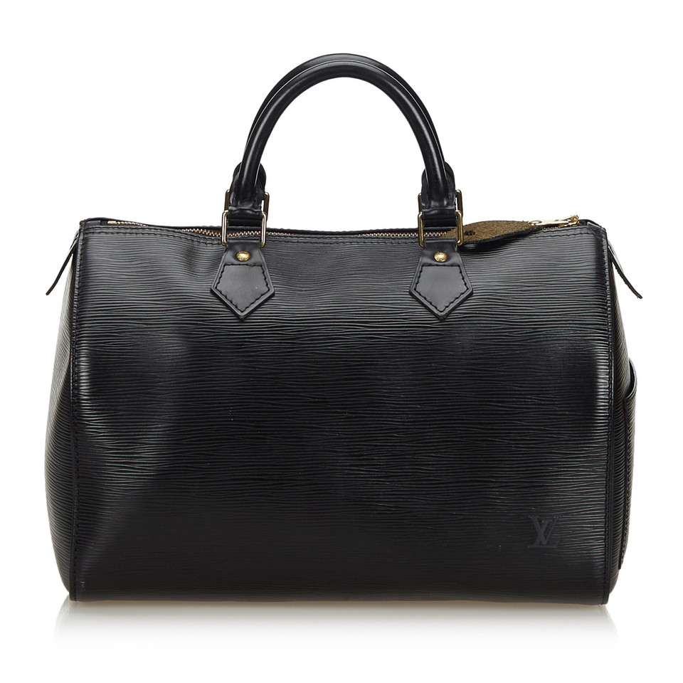 Louis Vuitton Speedy Leather in Black