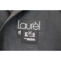 Laurèl Kleid aus Leinen in Schwarz