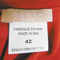 Alaïa Jacke/Mantel aus Viskose in Rot