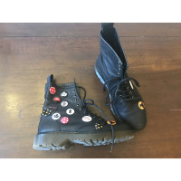 Red Valentino Boots Leather in Black
