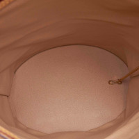 Louis Vuitton Bucket Bag aus Canvas in Braun