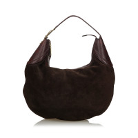 Gucci Shoulder bag Suede in Brown