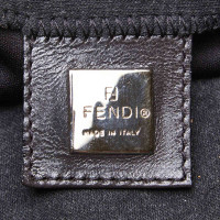 Fendi Handbag Cotton in Grey