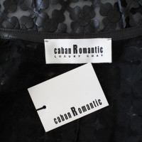 Caban Romantic Jacket/Coat Leather in Black