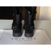 Twin Set Simona Barbieri Ankle boots Suede in Black