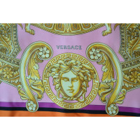 Versace Sciarpa in Seta in Arancio