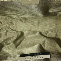 Gucci Boston Bag aus Canvas in Grau