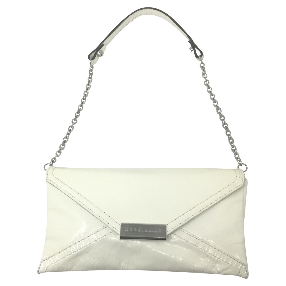 Coccinelle Handbag Patent leather in White