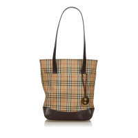 Burberry Tote Bag aus Canvas in Beige