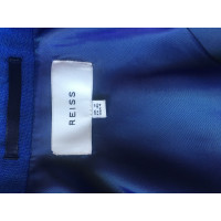 Reiss Jacke/Mantel aus Wolle in Blau