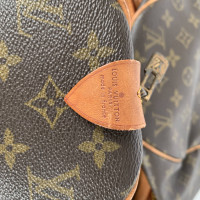 Louis Vuitton Keepall 45 in Tela in Marrone