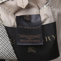 Burberry Manteau en crème / argent