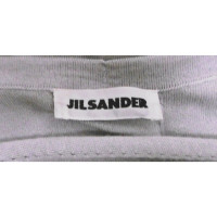 Jil Sander Jacke/Mantel aus Baumwolle in Grau