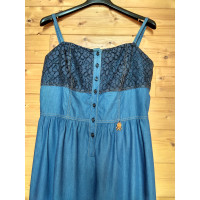 Blumarine Kleid aus Baumwolle in Blau