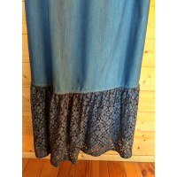 Blumarine Kleid aus Baumwolle in Blau