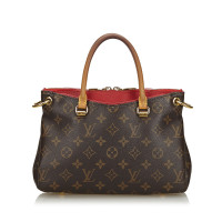 Louis Vuitton Pallas in Tela in Marrone