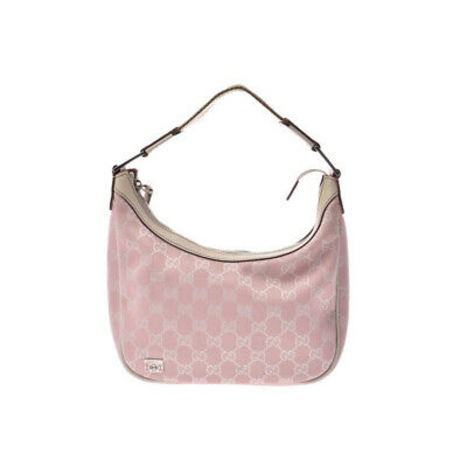 Gucci Handtas Canvas in Roze