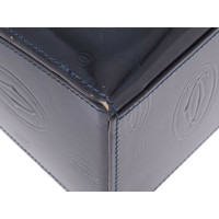 Cartier Handtasche aus Leder in Blau