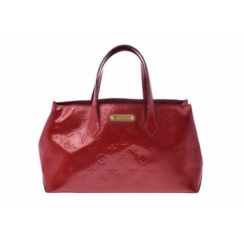 Louis Vuitton Borsetta in Pelle verniciata in Rosso