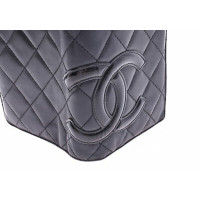 Chanel Täschchen/Portemonnaie aus Leder in Schwarz