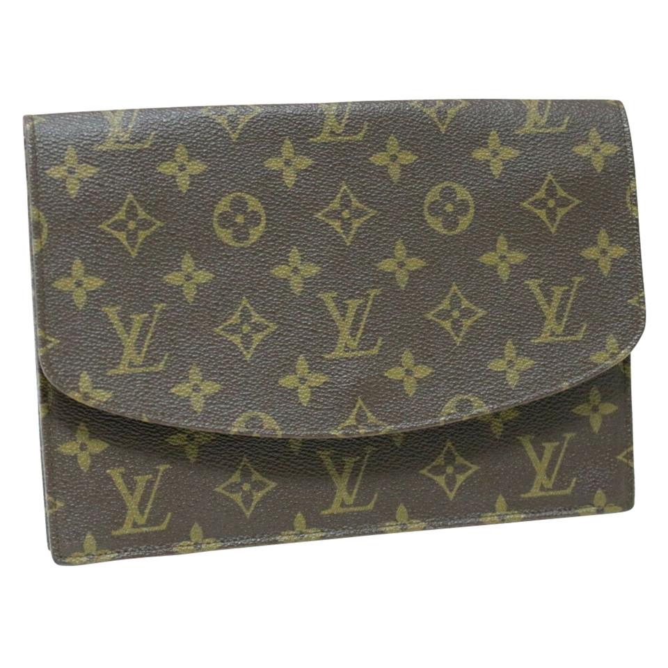 Louis Vuitton Clutch en Toile en Marron