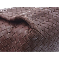 Bottega Veneta Umhängetasche aus Leder in Braun