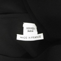 Hermès Oberteil aus Viskose in Schwarz