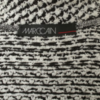Marc Cain Jacke mit Muster in Schwarz/Weiß