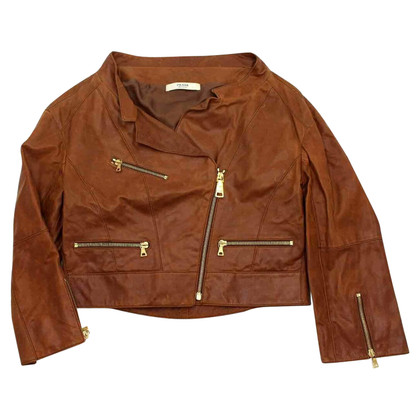 Prada Jacket/Coat Leather in Brown