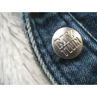 Twin Set Simona Barbieri Jacket/Coat Jeans fabric in Blue