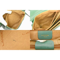 Lancel Handtasche aus Leder in Grün